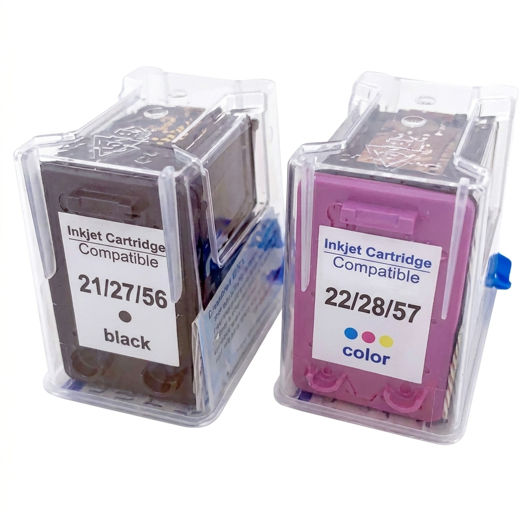 Cartuchos Compatíveis HP 21, 22, 27, 28, 56 e 57 – 10ml