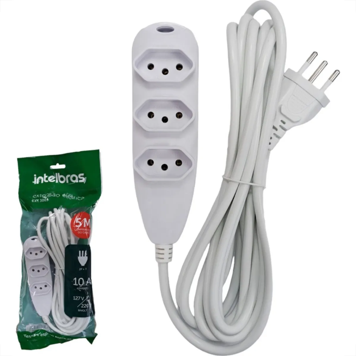 Extensão Elétrica 1M, 2M, 3M, 5M e 10M
