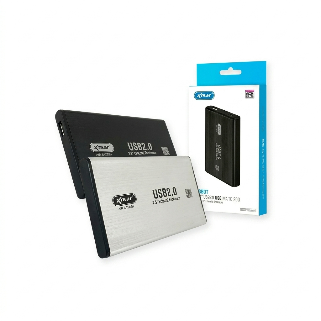 Case para HD ou SSD Externo USB 2.0 e 3.0