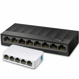Switch de Rede 5 e 8 Portas – 10/100Mbps e Gigabit 10/100/1000Mbps