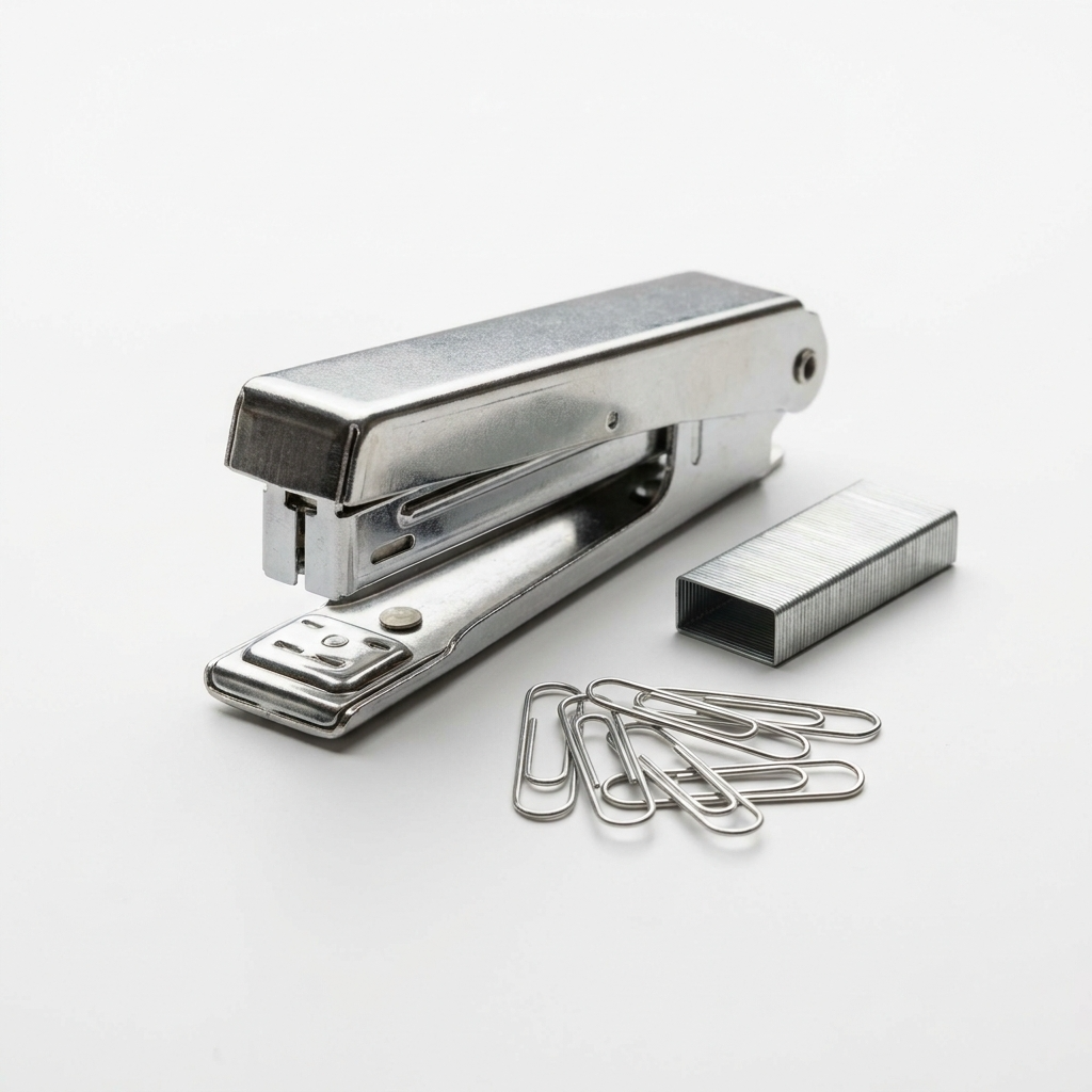 Grampeador, Grampos e Clips