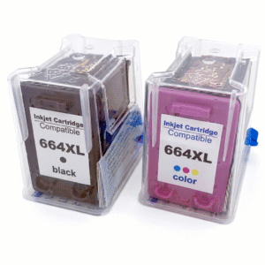 Cartucho Compatível HP 664 – Preto e Colorido 10ml