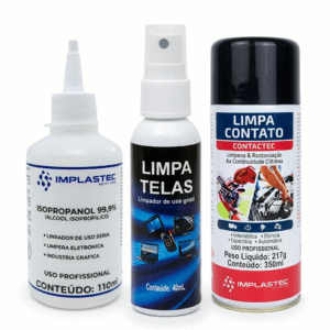 Limpa Contato, Álcool Isopropílico e Limpa Telas