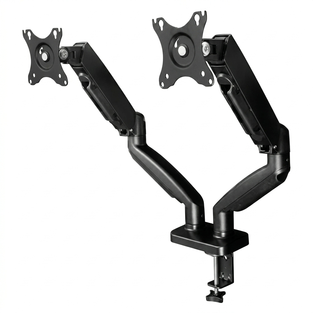 Suporte Articulado com Pistão a Gás para Dois Monitores de 13" a 32"