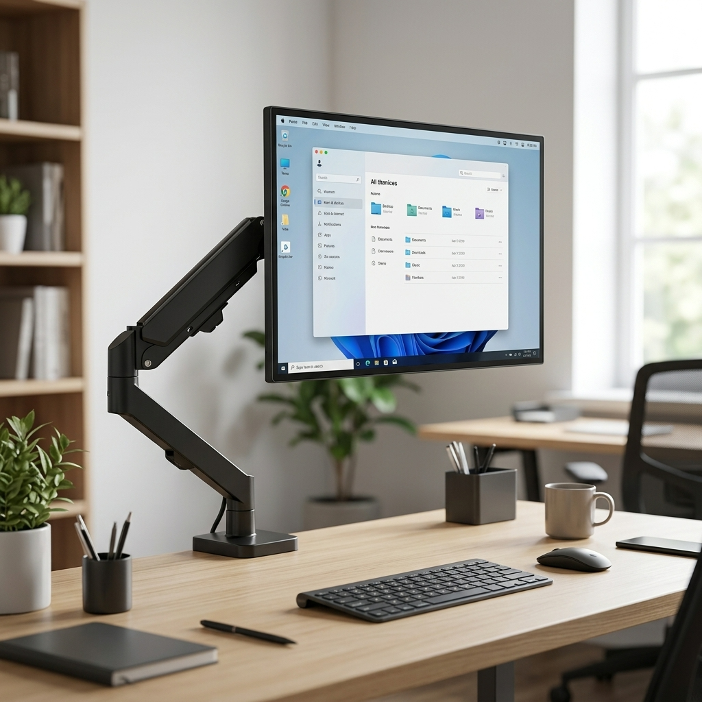 Suporte Articulado com Pistão a Gás para Monitor de 13" a 32 - Imagem 2